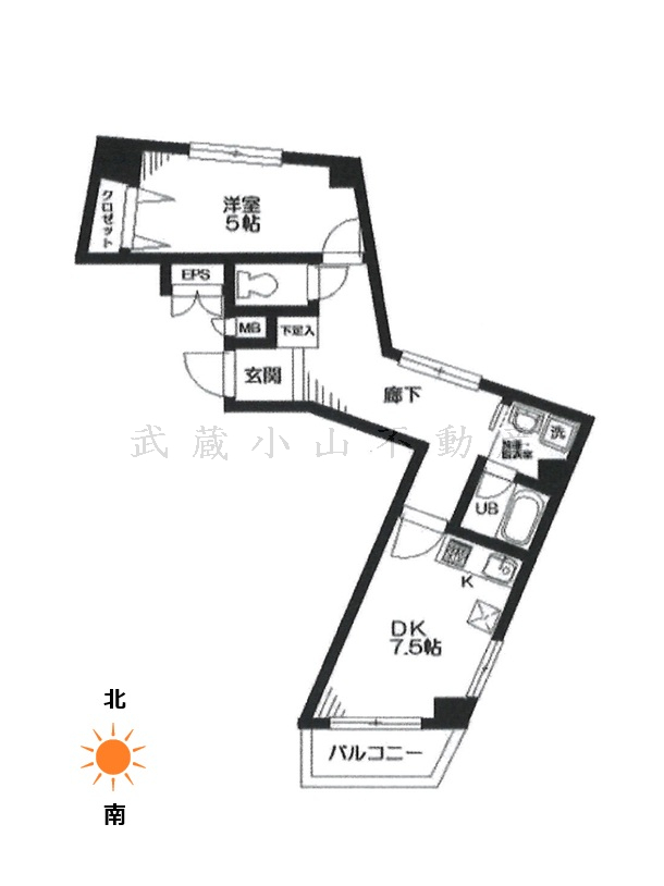 カクカクしてる