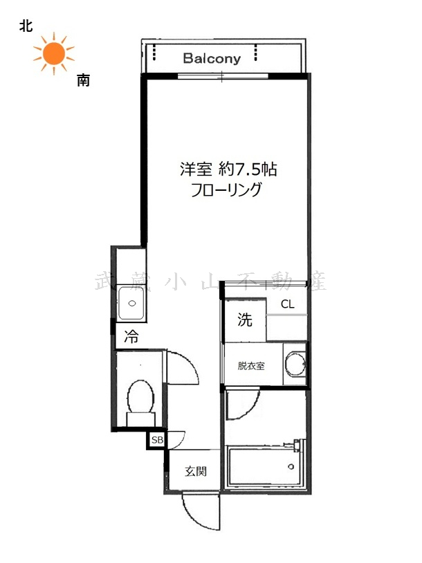 武蔵小山商店街まで徒歩約１分で行ける部屋